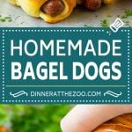 Bagel Dogs Recipe | Hot Dogs #bagel #hotdogs #dinner #lunch #jonep