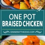 Braised Chicken with Carrots and Potatoes Recipe | One Pot Meal | Chicken with Potatoes #chicken #chickenthighs #onepot #potatoes #carrots #dinner #jonep