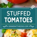 Stuffed Tomatoes Recipe | Sausage Stuffed Tomatoes #tomatoes #sausage #rice #dinner #jonep