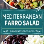 Farro Salad Recipe | Healthy Salad #salad #healthy #cleaneating #farro #dinner #jonep