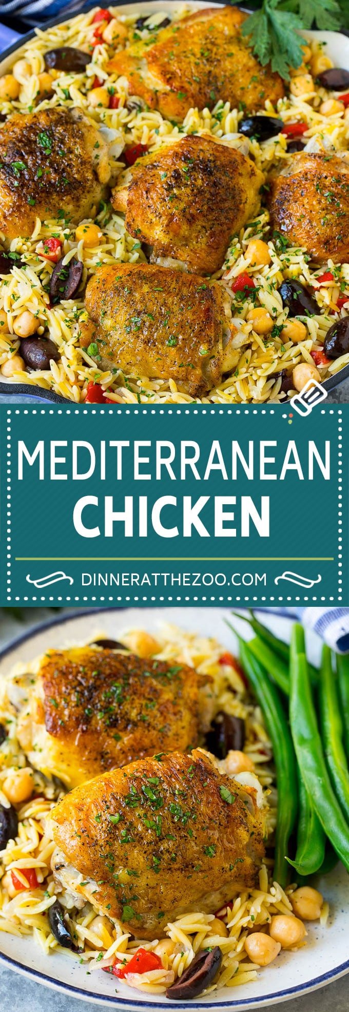 Mediterranean Chicken Recipe | One Pot Chicken #chicken #pasta #healthy #onepot #dinner #jonep
