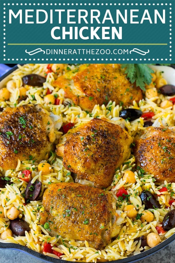 Mediterranean Chicken Recipe | One Pot Chicken #chicken #pasta #healthy #onepot #dinner #jonep