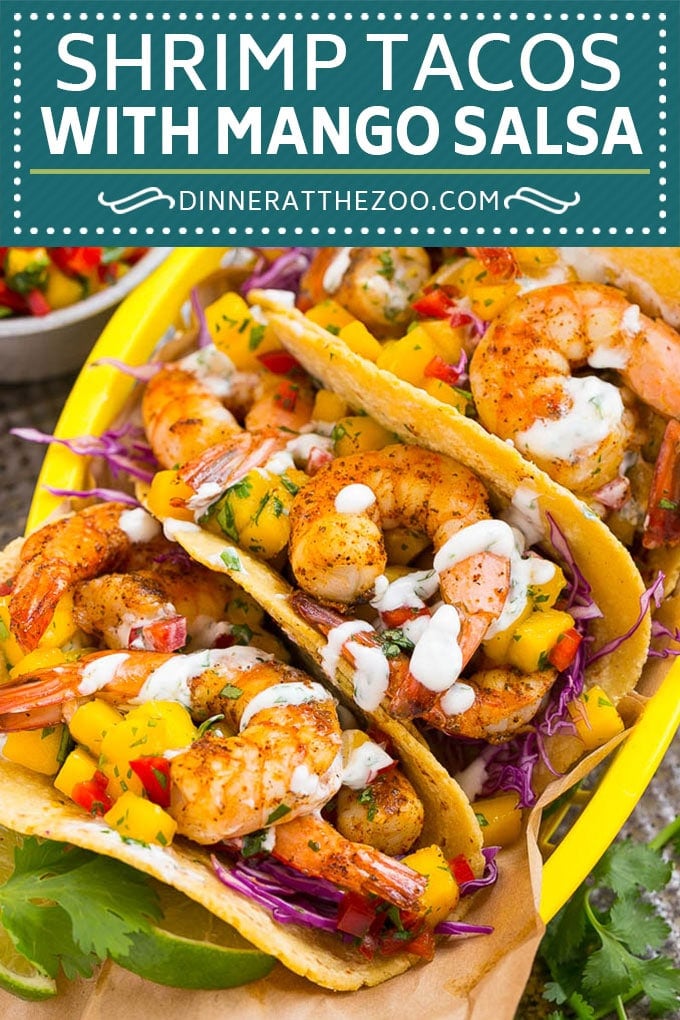Shrimp Tacos Recipe | Seafood Tacos #shrimp #tacos #mango #tacotuesday #mexican #dinner #jonep