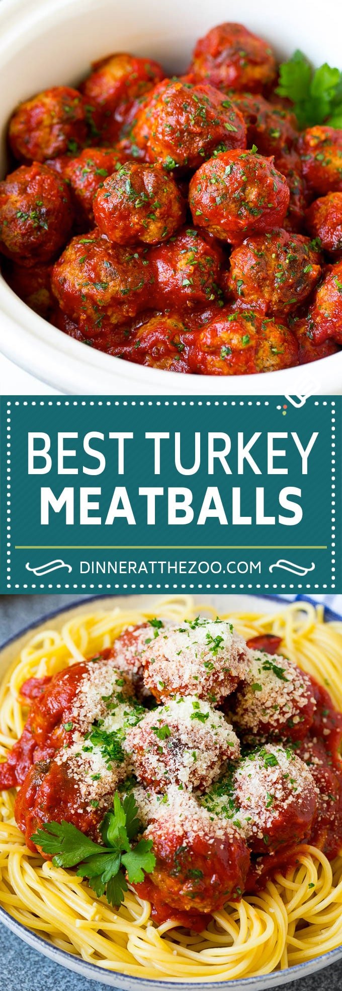Slow Cooker Turkey Meatballs | Spaghetti and Meatballs #crockpot #slowcooker #turkey #meatballs #dinner #jonep