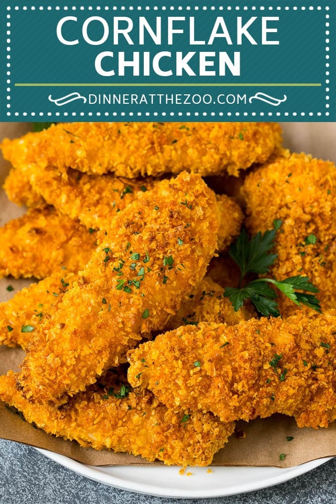 Cornflake Chicken Recipe | Chicken Fingers #chicken #dinner #jonep