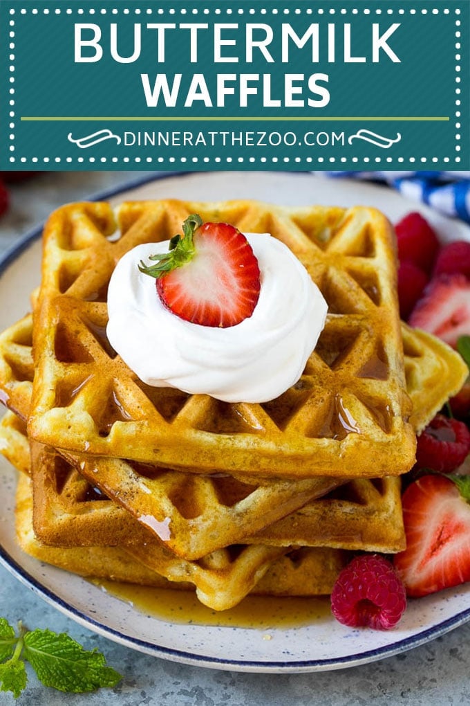 Buttermilk Waffles Recipe | Homemade Waffles #waffles #breakfast #brunch #jonep