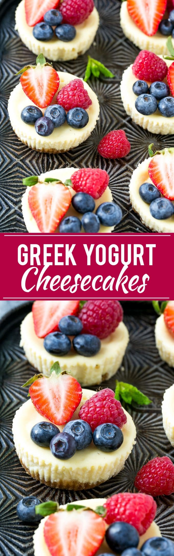 Greek Yogurt Cheesecake Recipe | Mini Cheesecake | Healthy Cheesecake #cheesecake #dessert #baking #strawberries #jonep