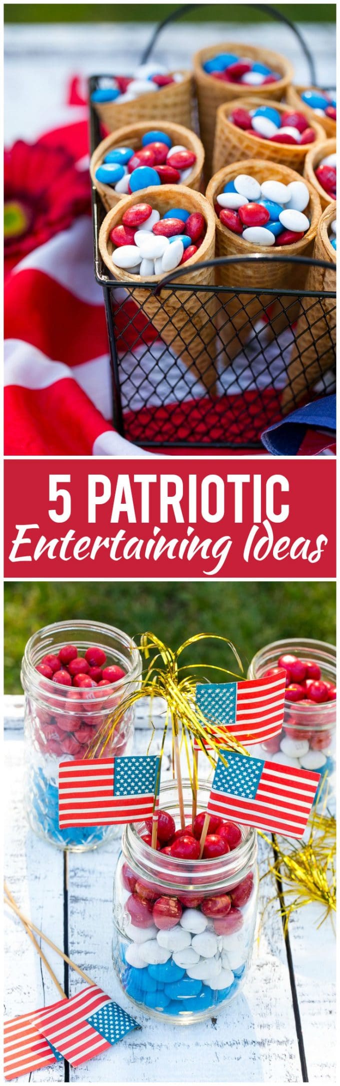 Patriotic Entertaining Ideas #4thofJuly #dessert #jonep #memorialday #patriotic