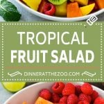 Tropical Fruit Salad Recipe | Easy Fruit Salad | Best Fruit Salad #fruit #salad #jonep #healthy