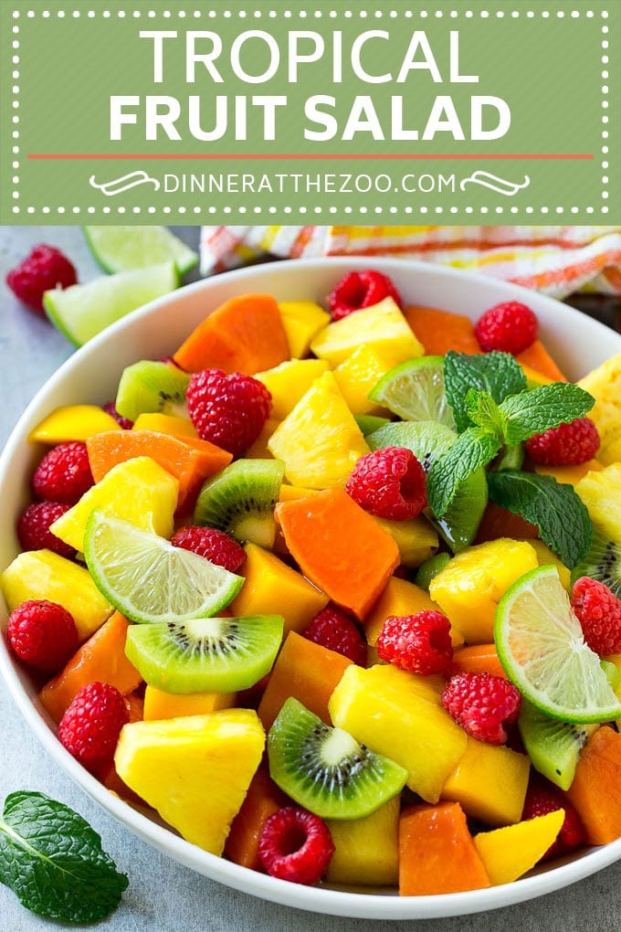 Tropical Fruit Salad Recipe | Easy Fruit Salad | Best Fruit Salad #fruit #salad #jonep #healthy