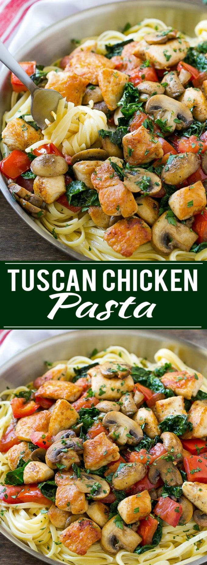 Tuscan Chicken Pasta Recipe | Creamy Chicken Pasta | Pasta Recipe | Easy Dinner Recipe #pasta #dinner #chicken #kale #jonep