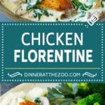 Chicken Florentine Recipe | Spinach Chicken | Mushroom Chicken #chicken #spinach #mushrooms #lowcarb #keto #dinner #jonep