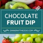 Chocolate Fruit Dip Recipe | Chocolate Dip | Dessert Dip #chocolate #dip #fruit #dessert #glutenfree #jonep