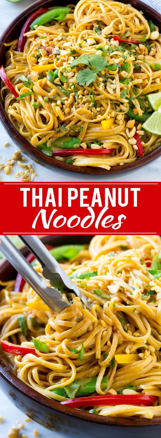 Thai Peanut Noodles Recipe | Asian Noodles | Thai Noodles | Peanut Sauce #noodles #thaifood #peanuts #vegetarian #dinner #lunch #jonep
