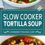 Slow Cooker Chicken Tortilla Soup Recipe | Chicken Soup Recipe | Slow Cooker Chicken Soup | Mexican Chicken Soup | Tortilla Soup Recipe #soup #tortillasoup #chickensoup #mexican #mexicansoup #dinner #jonep