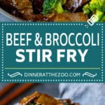 Beef and Broccoli Stir Fry Recipe #beef #broccoli #stirfry #healthy #dinner #jonep