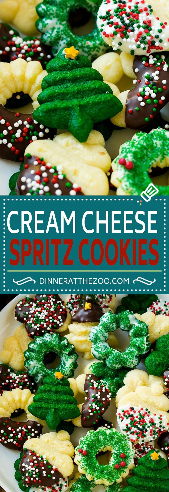 Cream Cheese Spritz Cookie Recipe | Butter Spritz Cookies | Best Spritz Cookies | Holiday Cookies | Christmas Cookies #cookies #christmas #baking #holiday #dessert #jonep