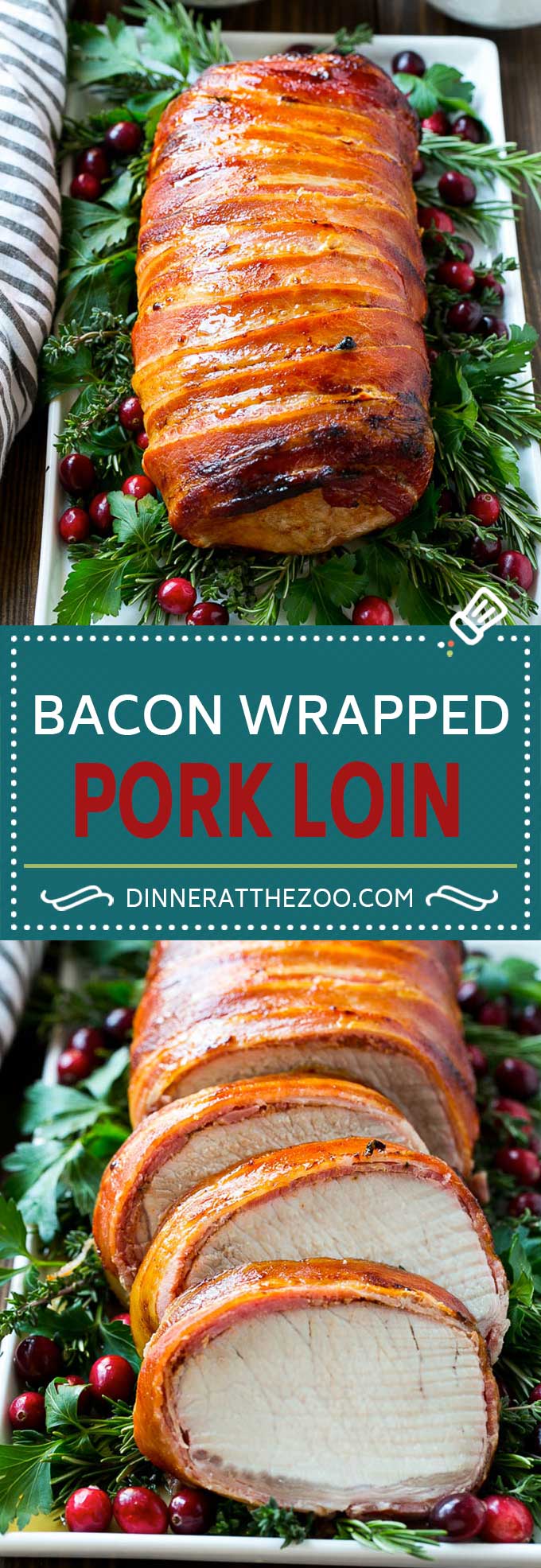 Bacon Wrapped Pork Loin Recipe | Bacon Wrapped Pork Roast | Grilled Pork Loin | Grilled Pork Recipe #bacon #pork #dinner #grilling #jonep