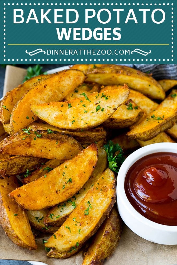 Baked Potato Wedges Recipe | Baked French Fries #potatoes #fries #sidedish #dinner #jonep