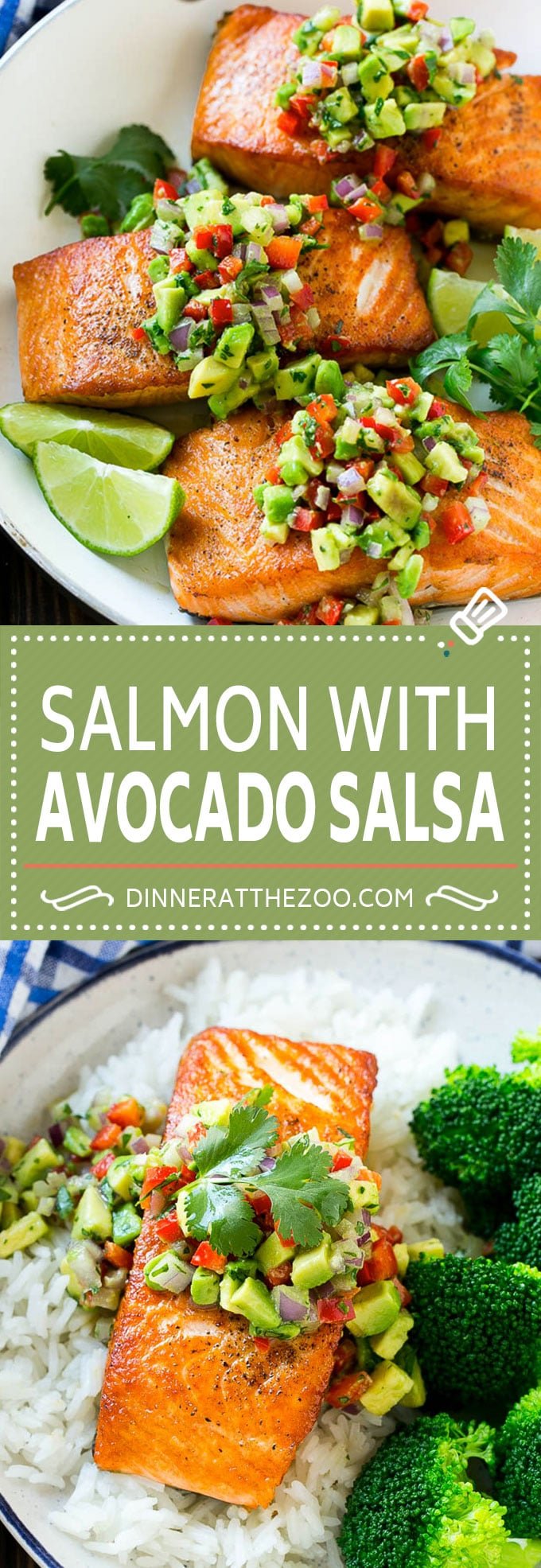 Salmon with Avocado Salsa Recipe | Seared Salmon Recipe | Healthy Salmon Recipe #salmon #avocado #salsa #seafood #lowcarb #keto #glutenfree #healthy #jonep