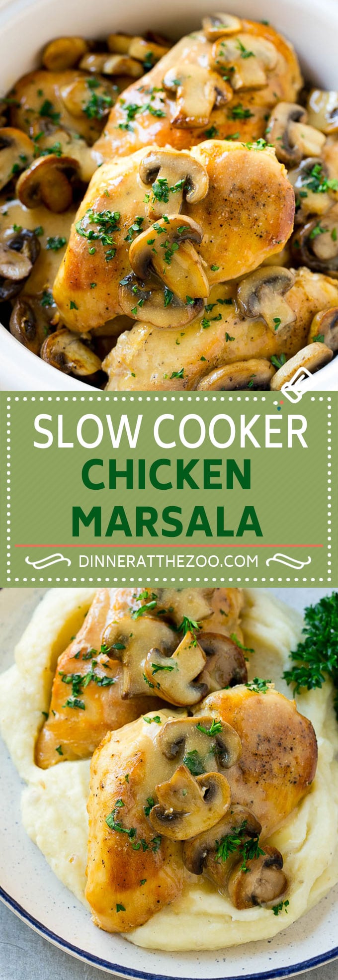 Slow Cooker Chicken Marsala Recipe | Crock Pot Chicken Marsala | Chicken with Mushrooms | Chicken Marsala Recipe #chicken #chickenmarsala #slowcooker #crockpot #dinner #jonep