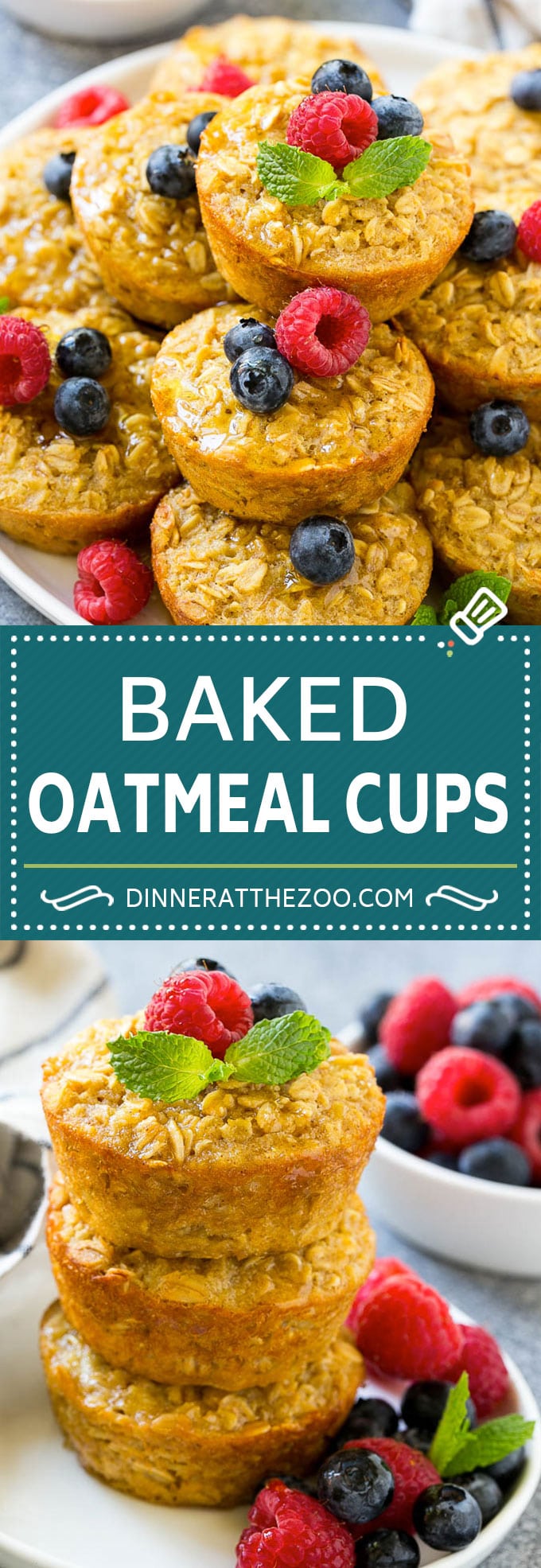 Baked Oatmeal Cups Recipe | Baked Oatmeal | Meal Prep Oatmeal | Oatmeal Muffins #oatmeal #breakfast #jonep
