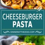 Cheeseburger Pasta | Hamburger Pasta | Ground Beef Pasta #cheeseburger #bacon #pasta #jonep