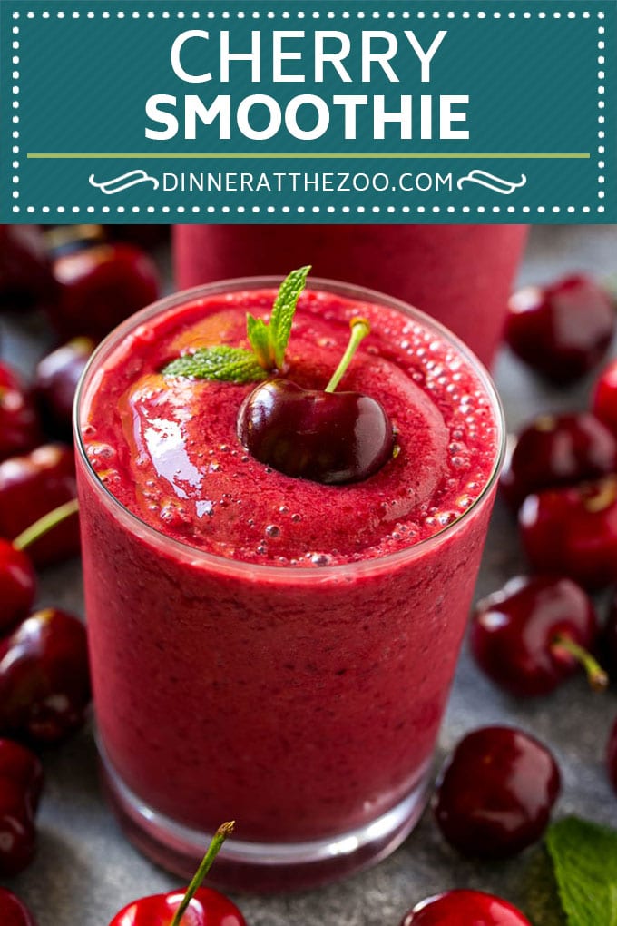 Cherry Smoothie Recipe | Healthy Smoothie | Easy Smoothie #cherry #smoothie #drink #jonep