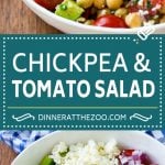 Chickpea Salad Recipe | Chickpea and Tomato Salad | Chickpea Avocado Salad | Summer Salad #salad #summer #recipes #jonep