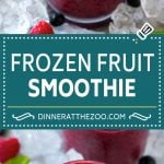 Frozen Fruit Smoothie | Berry Smoothie | Healthy Smoothie #fruit #smoothie #drink #jonep