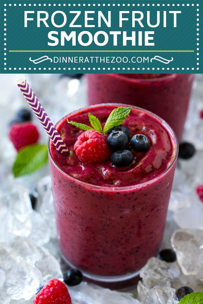Frozen Fruit Smoothie | Berry Smoothie | Healthy Smoothie #fruit #smoothie #drink #jonep