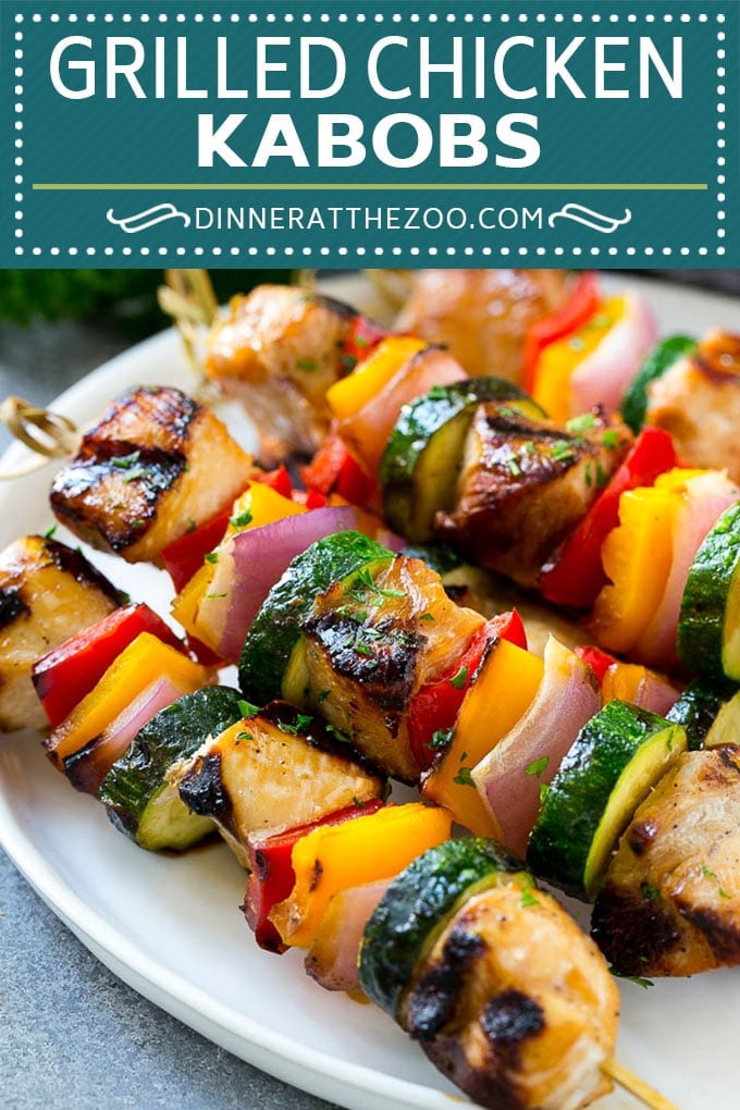 Grilled Chicken Kabobs Recipe | Chicken and Vegetable Kabobs | Grilled Chicken Skewers #grilling #chicken #kabobs #dinner #jonep