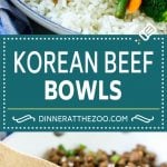 Korean Beef Bowls Recipe | Korean Ground Beef | Asian Beef Recipe | Rice Bowl #groundbeef #asianfood #rice #jonep