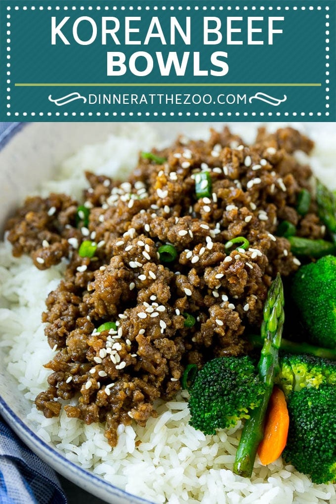 Korean Beef Bowls Recipe | Korean Ground Beef | Asian Beef Recipe | Rice Bowl #groundbeef #asianfood #rice #jonep