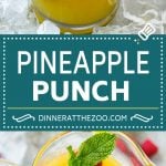Pineapple Punch Recipe | Sparkling Punch | Fruit Punch | Pineapple Drink #pineapple #drink #jonep