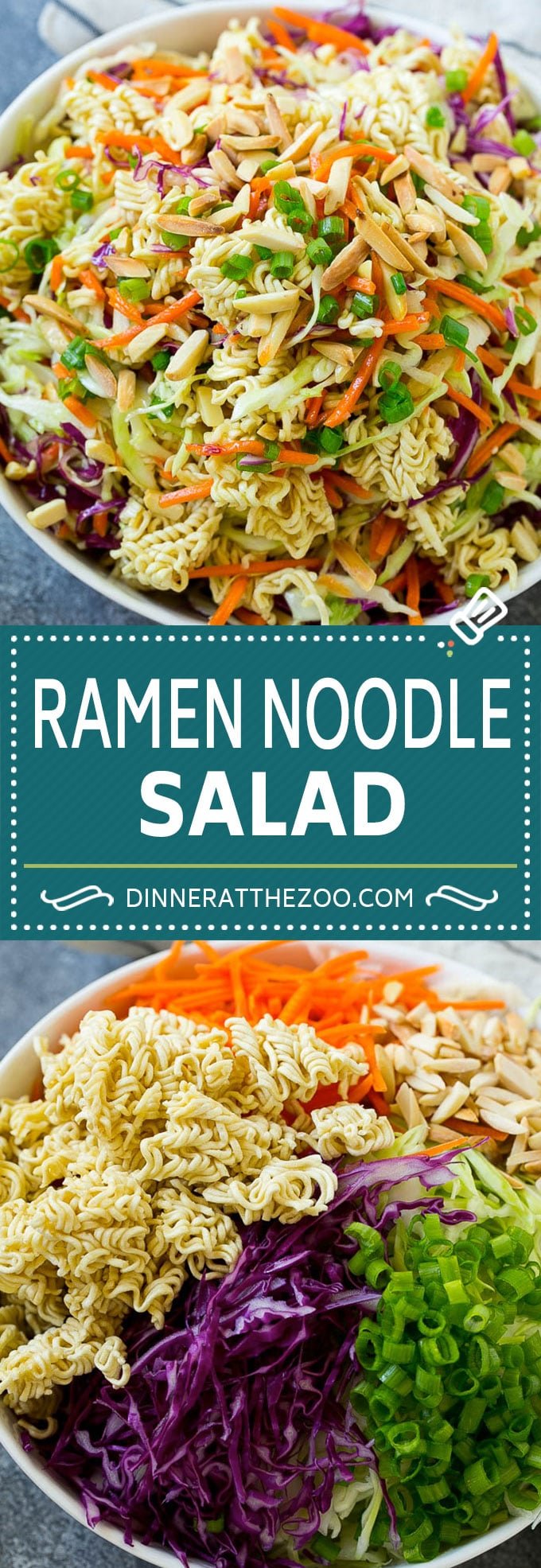 Ramen Noodle Salad Recipe | Oriental Salad | Asian Salad | Ramen Noodle Cabbage Salad #ramennoodles #salad #cabbagesalad #salad #jonep