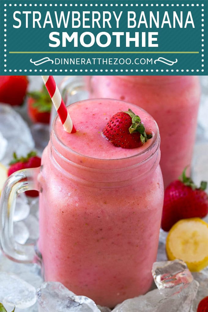 Strawberry Banana Smoothie Recipe | Strawberry Smoothie #strawberry #banana #smoothie #drink #jonep