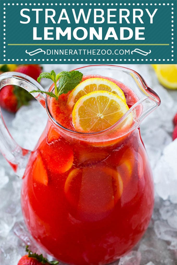Strawberry Lemonade Recipe | Homemade Lemonade | Strawberry Drink Recipe #lemonade #strawberries #drink #jonep