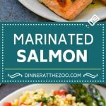 Marinated Salmon Recipe | Grilled Salmon | Garlic and Herb Salmon #salmon #grilling #marinade #fish #dinner #jonep
