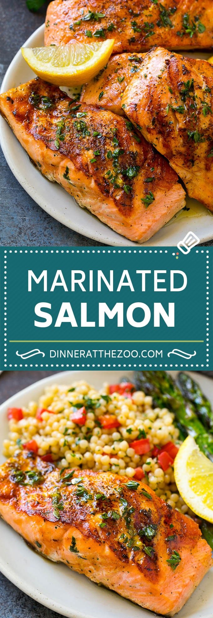Marinated Salmon Recipe | Grilled Salmon | Garlic and Herb Salmon #salmon #grilling #marinade #fish #dinner #jonep