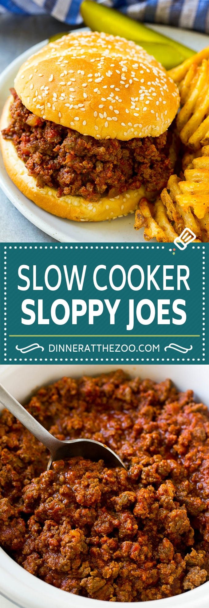 Slow Cooker Sloppy Joes Recipe | Crock Pot Sloppy Joes | Homemade Sloppy Joes #beef #slowcooker #crockpot #sandwich #jonep