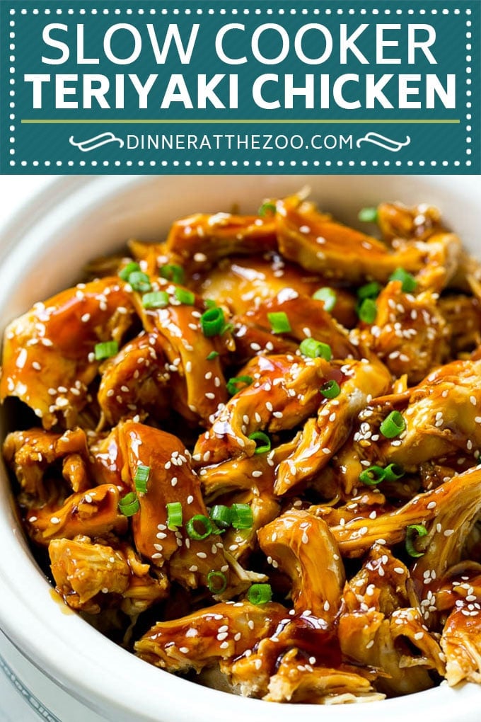 Slow Cooker Teriyaki Chicken Recipe | Crock Pot Teriyaki Chicken | Slow Cooker Chicken | Asian Chicken #slowcooker #crockpot #teriyaki #chicken #dinner #jonep