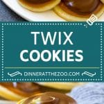 Twix Cookies Recipe | Chocolate Caramel Cookies | Shortbread Cookies #cookies #baking #caramel #chocolate #dessert #jonep