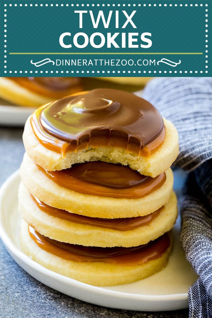 Twix Cookies Recipe | Chocolate Caramel Cookies | Shortbread Cookies #cookies #baking #caramel #chocolate #dessert #jonep