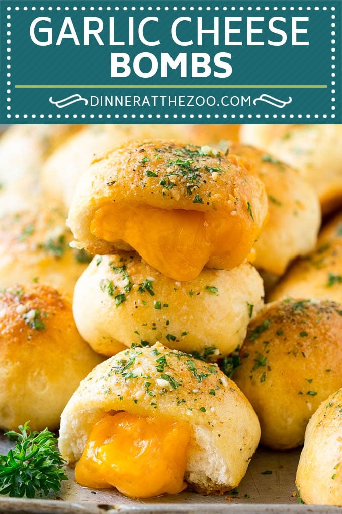 Cheese Bombs Recipe | Garlic Bread | Cheddar Bread #bread #cheese #appetizer #snack #garlicbread #jonep