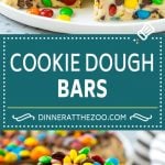 Cookie Dough Bars Recipe | Chocolate Chip Cookie Dough | Cookie Bars #cookiedough #cookies #cookiebars #chocolate #dessert #jonep