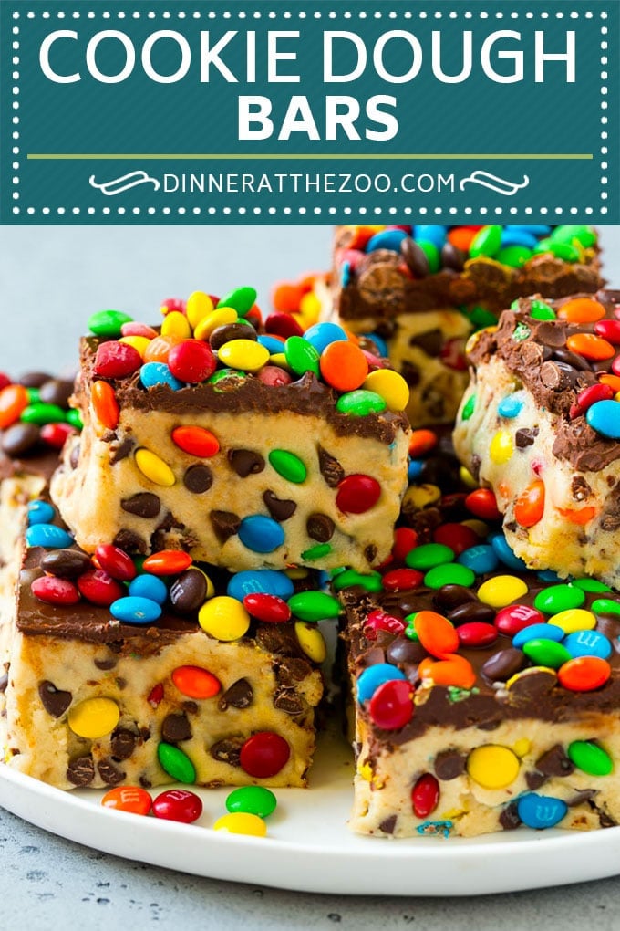 Cookie Dough Bars Recipe | Chocolate Chip Cookie Dough | Cookie Bars #cookiedough #cookies #cookiebars #chocolate #dessert #jonep