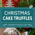 Christmas Cake Truffles Recipe | Cake Truffles | Cake Balls | Cake Bites #cake #christmas #sprinkles #baking #jonep