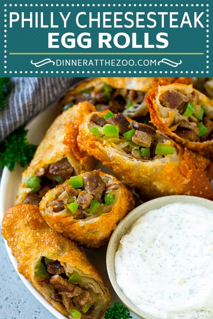 Philly Cheesesteak Egg Rolls | Beef Egg Rolls | Philly Cheesesteak Appetizer #steak #cheese #appetizer #snack #jonep