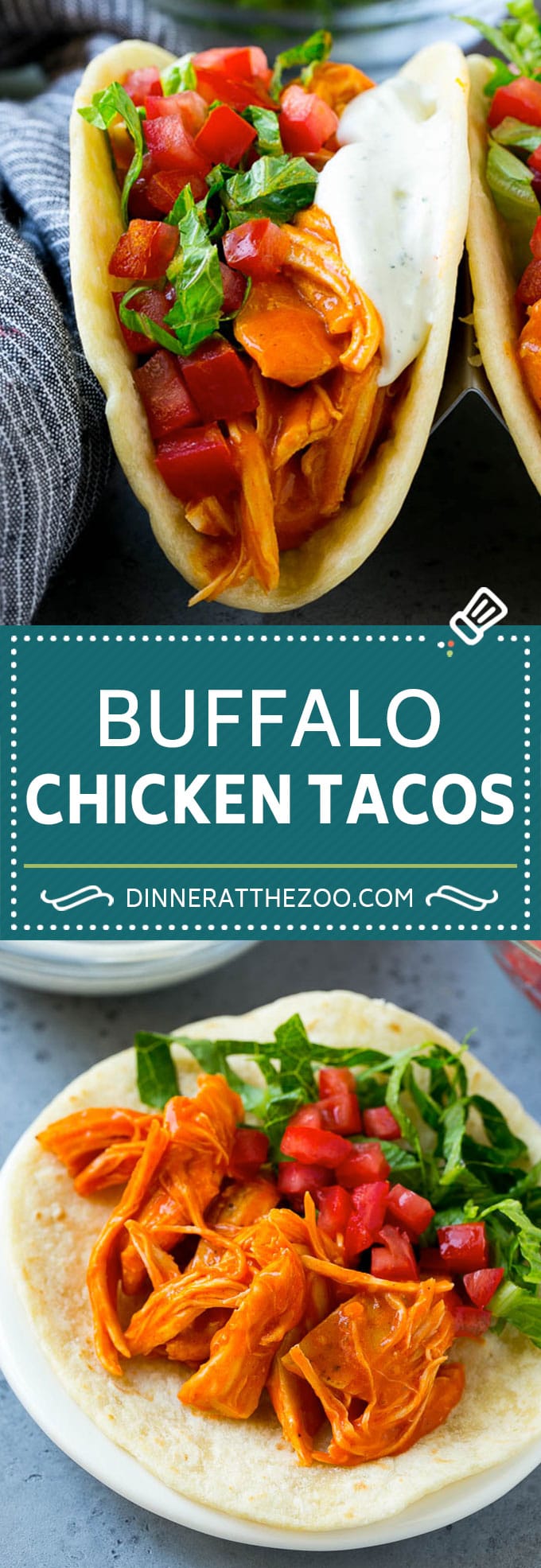 Buffalo Chicken Tacos | Chicken Taco Recipe | Spicy Chicken Tacos #tacos #tacotuesday #buffalochicken #chicken #ranch #dinner #jonep